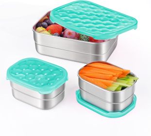 Small Stainless Steel Lunch Containers for Kids | Leak Proof Food Containers with Silicone Lids - Perfect Metal Food Containers with Lids for Kid